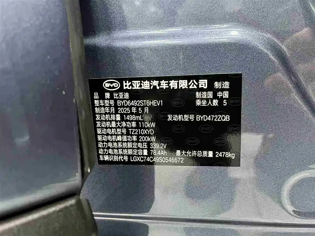 BYD Sealion 07 DM-i 2025 — фото 9