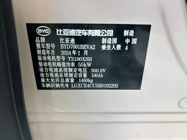 BYD Seagull 2024