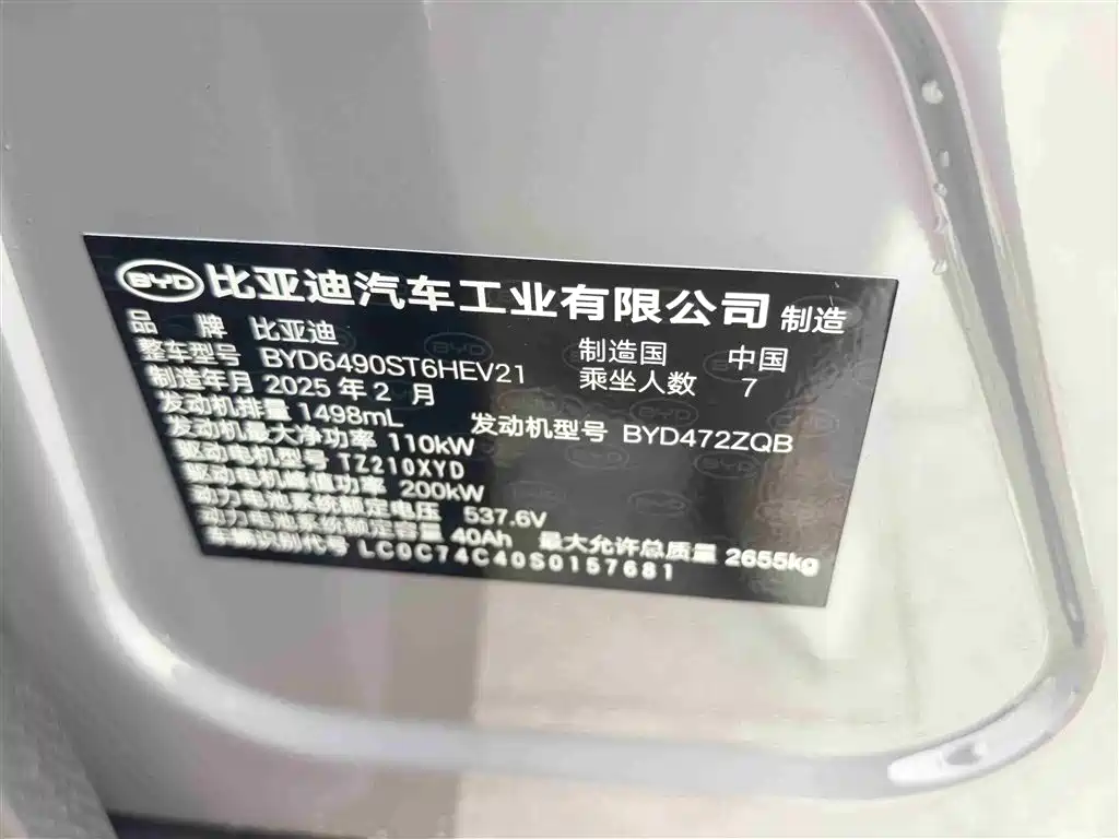 BYD Tang New Energy 2025 — фото 16