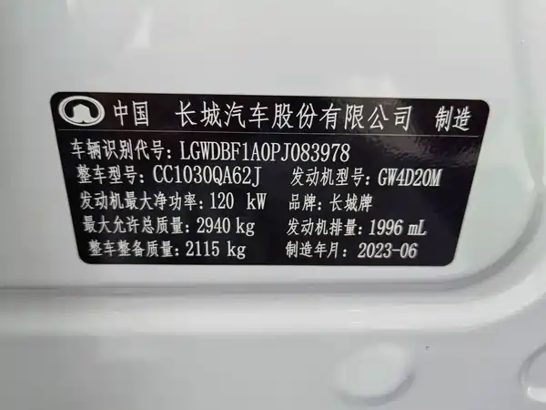 Great Wall Poer 2023