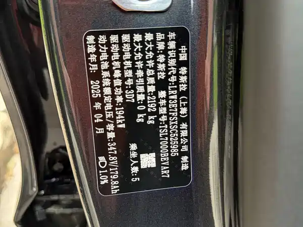 Tesla Model 3 2025