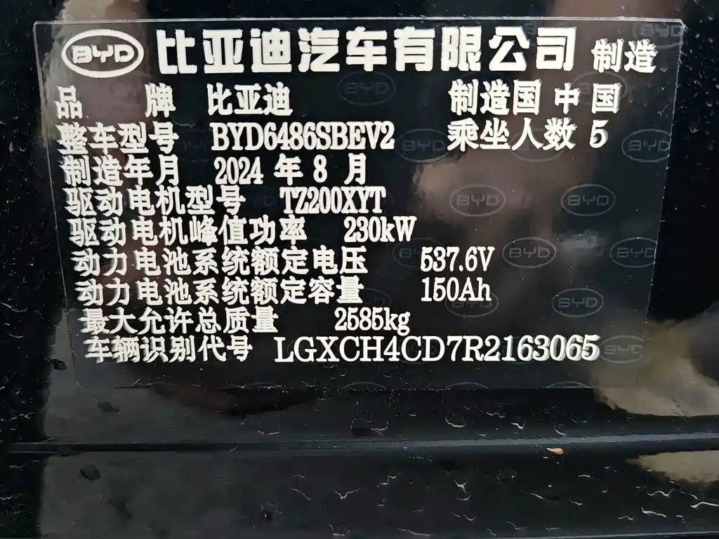BYD Sealion 07 EV 2024 — фото 7