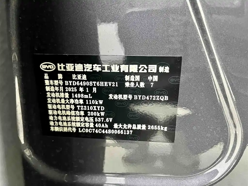 BYD Tang New Energy 2025 — фото 16