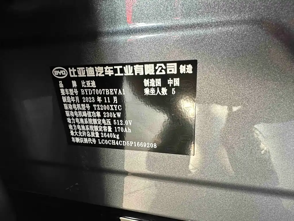 BYD Song L EV 2024 — фото 12