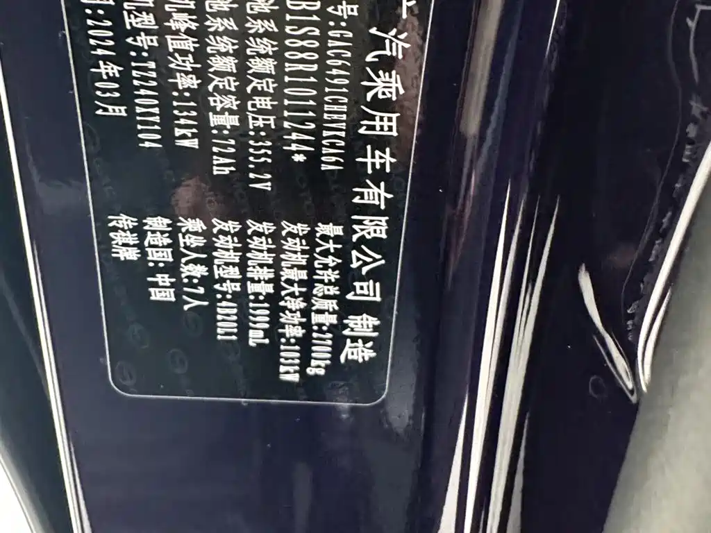 GAC Motor E8 PHEV 2024 — фото 28