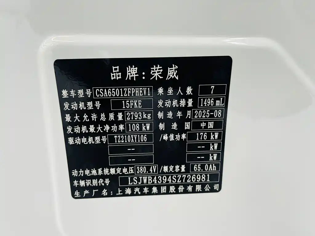 Roewe iMAX8 New Energy — фото 19