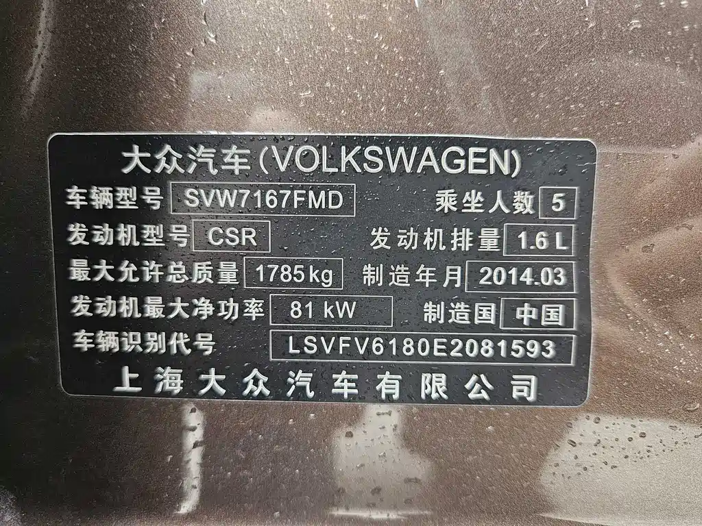Volkswagen Gran Lavida 2014