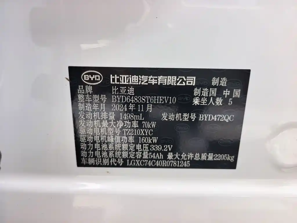 BYD Song PLUS New Energy 2024 — фото 22