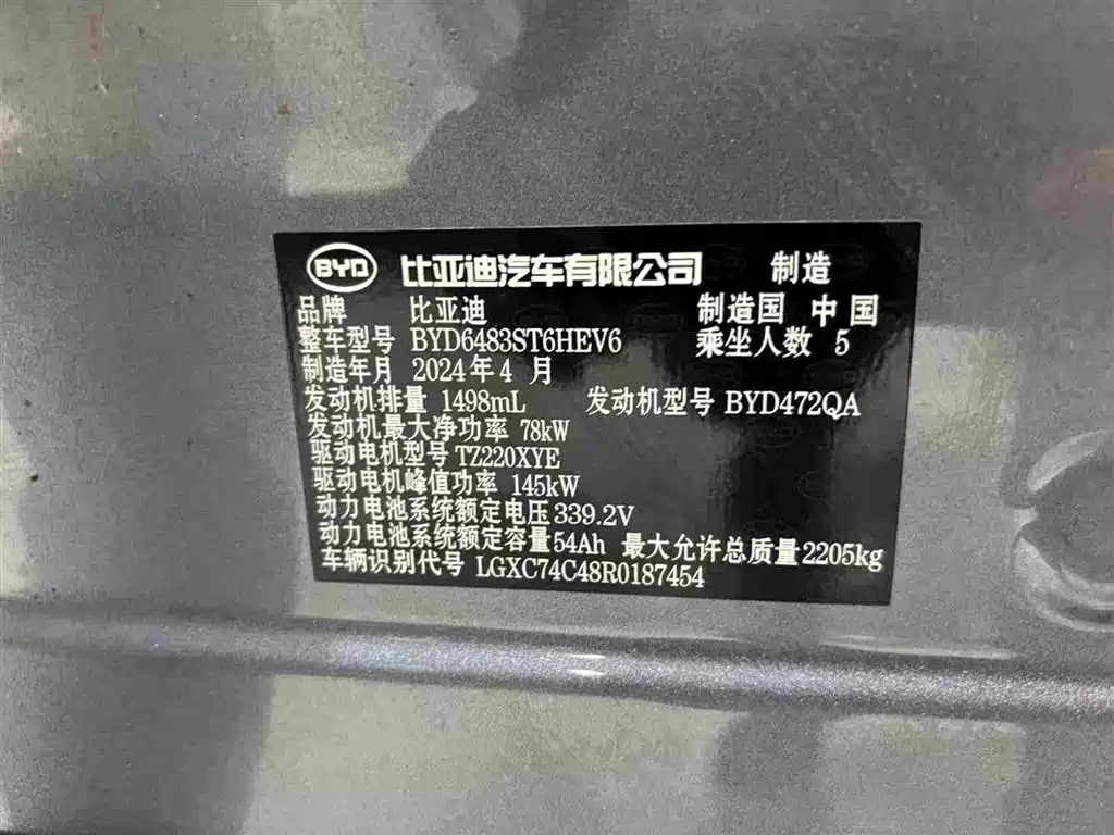 BYD Song PLUS New Energy 2024 — фото 21