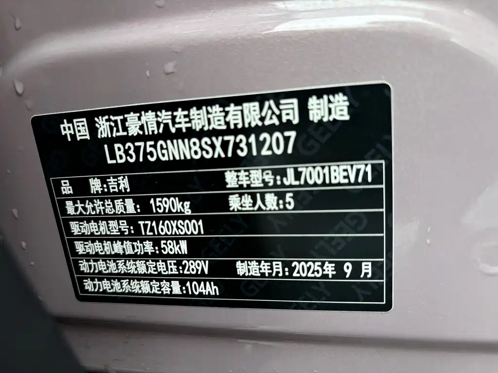 Geely Galaxy Starwish 2025 — фото 20