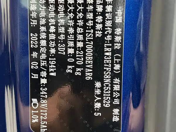 Tesla Model 3 2022